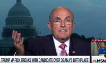 Rudy Giuliani To Chris MatthewsTrump Is No Longer a Birther VIDEO